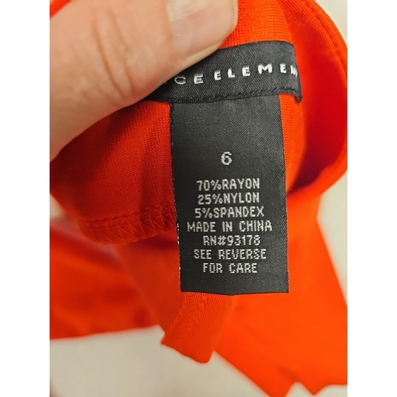 Grace Elements Women's Red Ankle Pants Size 6 Macy's Stretch Material New - Picture 7 of 8